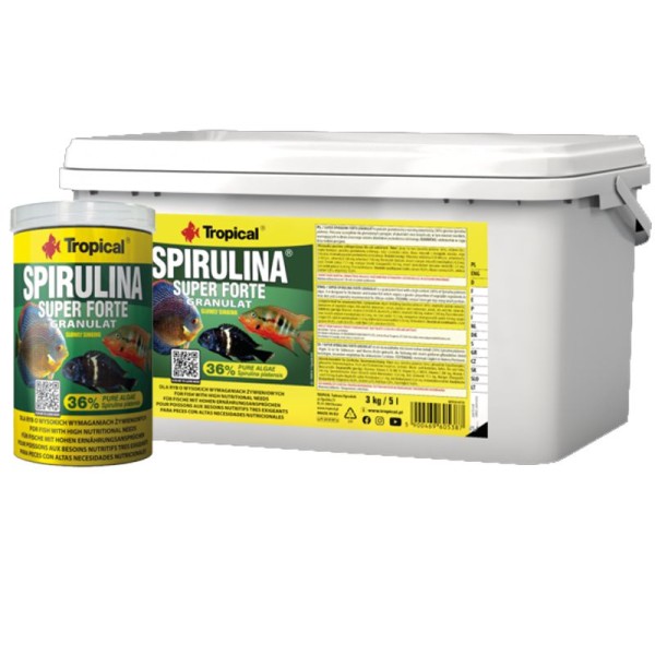 Tropical Spirulina Super Forte (36%) Granulat