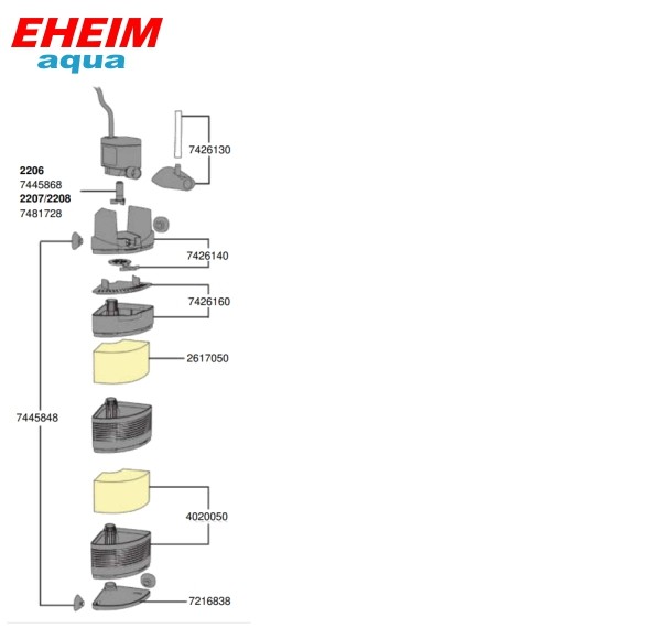 Eheim Filterboden für Eck Innenfilter aqua