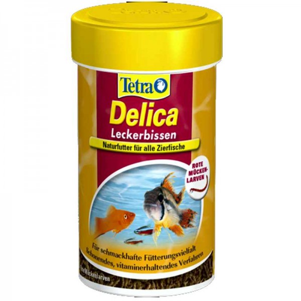 Tetra Delica Bloodworms, rote Mückenlarven 100 ml