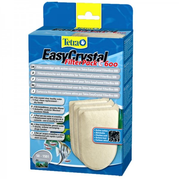 Tetra Filterkartusche EasyCrystal C 600 mit Aktivkohle