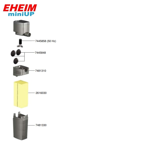 Eheim Filterbehälter für miniUP 2204