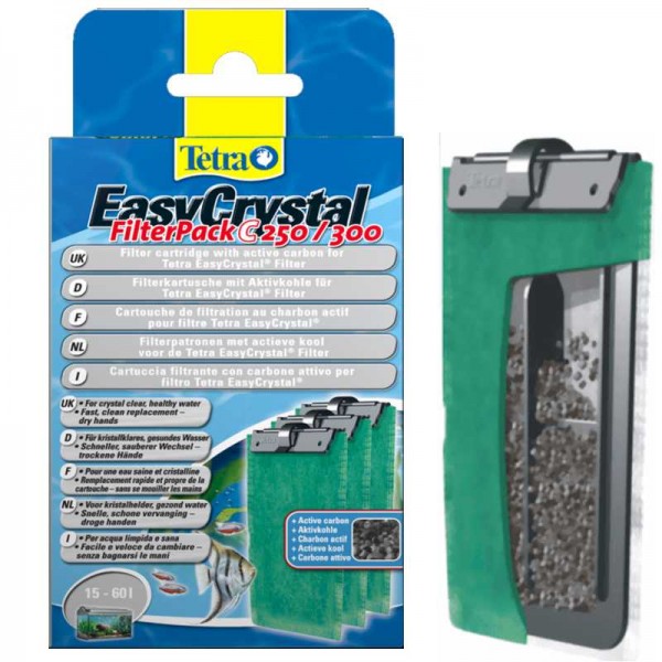 Tetra EasyCrystal Filter Pack C 250/300 mit Aktivkohle