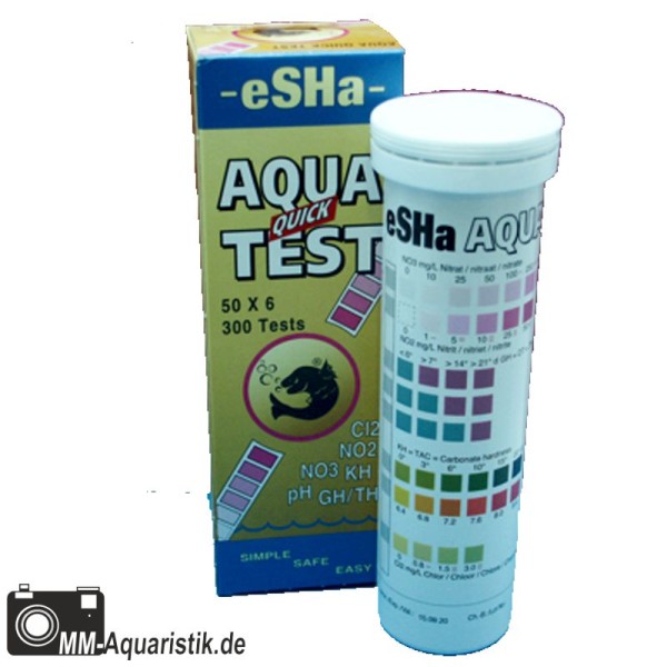 eSHa Aqua Quick Test, 50 Teststreifen