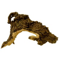 Eisenholz / Mopaniholz sandgestrahlt zweifarbig hell / dunkel Eisenholz / Mopaniholz sandgestrahlt zweifarbig hell / dunkel