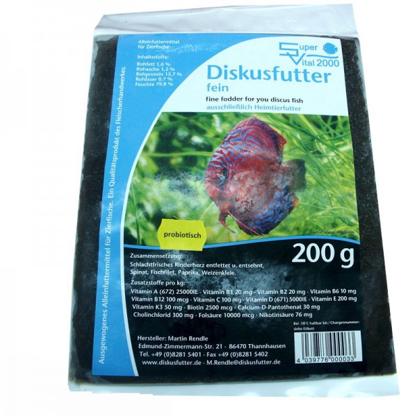 Super Vital 2000 Jungfischfutter 200 g