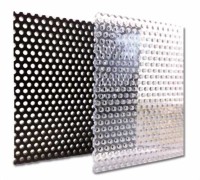 PVC Lochplatte schwarz 3 mm Lochung PVC Lochplatte schwarz 3 mm Lochung